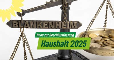 Haushalt 2025 - Verantwortung übernehmen, Zukunft sichern